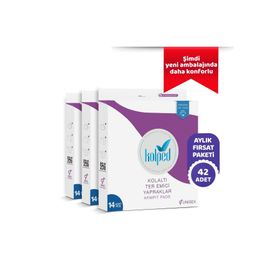 Kolped Ter Emici Yapraklar 3x42 Adet Koltuk Altı Pedi
