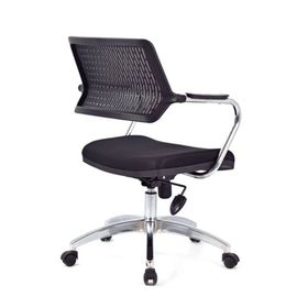 Koltukstilim Carmel Siyah Fileli Krom Ofis Çalışma Koltuğu
