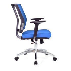 Koltukstilim Mita Mavi Krom Fileli Ofis Çalışma Koltuğu