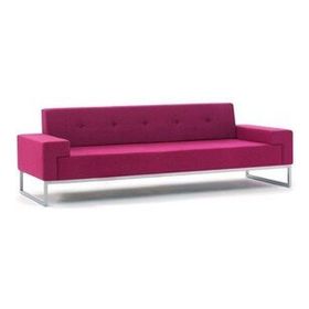 Koltukstilim Pink Üçlü Ofis Kanepesi