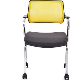 Koltukstilim Rauna Sarı Fileli Tekerlekli Ofis Çalışma Koltuğu