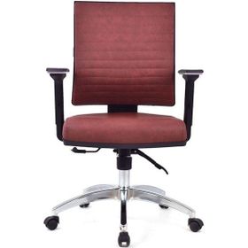 Koltukstilim Riva Bordo Krom Ofis Çalışma Koltuğu