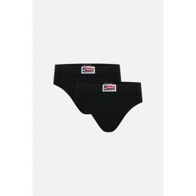 Kom Ariel 2'li Siyah Erkek Slip Külot