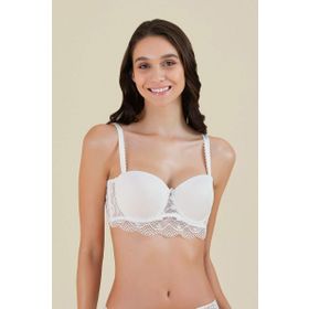 Kom Bridal 41SU75201 Ekru Straples Sütyen