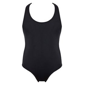 Kom Siyah Swimm Kız Çocuk Mayo