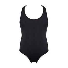 Kom Siyah Swimm Kız Çocuk Mayo