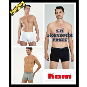 Kom Tight 2'li Erkek Boxer