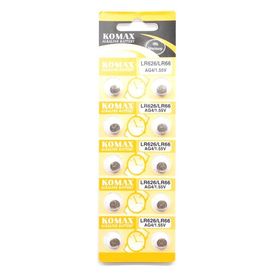 Komax LR626-LR66-377-AG4 1.55V 10 Adet Saat Pili