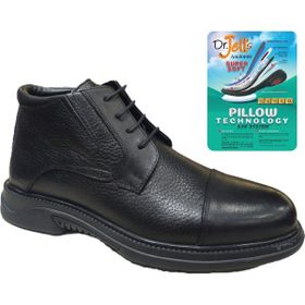 Komcero K2454-2087 Dr.Jells Bağcıklı Pıllow Tech Floter Deri Siyah Erkek Bot