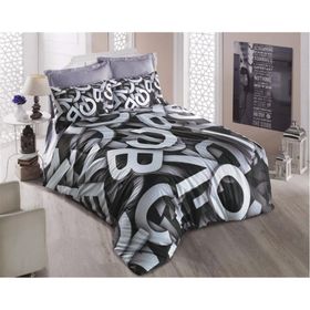 Komfort Home 3D Çift Kişilik Pamuk Saten 200 x 220 cm Nevresim Takımı