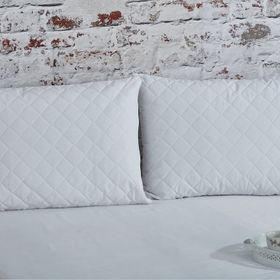 Komfort Home 50x70 cm x 2 Kapitoneli Pamuklu Yastık Koruyucu