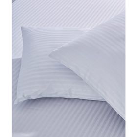 Komfort Home Açık Gri 2 Adet Çizgili Pamuk Saten Yastık Kılıfı