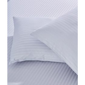 Komfort Home Açık Gri 2 Adet Çizgili Pamuk Saten Yastık Kılıfı