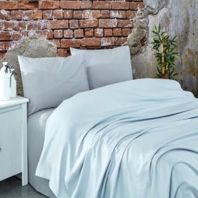 Komfort Home Açık Gri Çift Kişilik Ranforce %100 Pamuk Pike