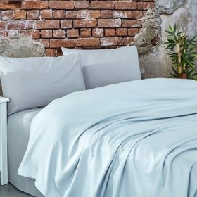 Komfort Home Açık Gri Çift Kişilik Ranforce %100 Pamuk Pike