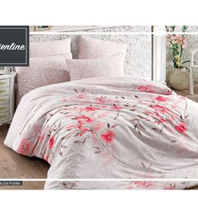 Komfort Home Alisa Ranforce Pudra Tek Kişilik Nevresim Takım