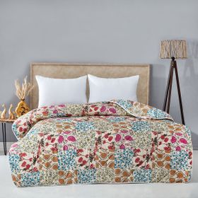 Komfort Home Baskılı Çift Kişilik Microfiber Yorgan + 2 Yastık
