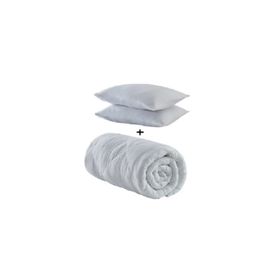 Komfort Home Baskılı Çift Kişilik Microfiber Yorgan + 2 Yastık