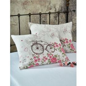 Komfort Home Baskılı Pamuklu Silikon Dolgulu 50x70 cm Yastık