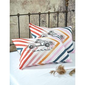 Komfort Home Baskılı Pamuklu Silikon Dolgulu 50x70 cm Yastık