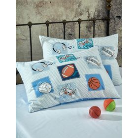 Komfort Home Baskılı Pamuklu Silikon Dolgulu 50x70 cm Yastık