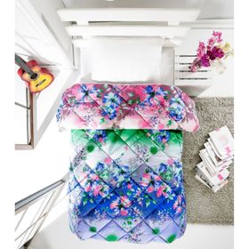 Komfort Home Baskılı Tek Kişilik Microfiber 155x215 cm Yorgan