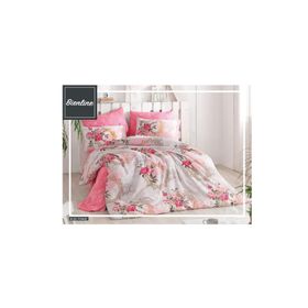 Komfort Home Buse Ranforce Pembe Tek Kişilik Nevresim Takım