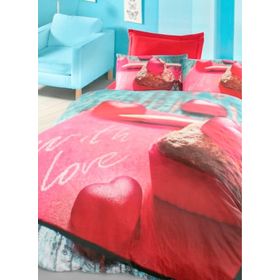 Komfort Home Candy Çift Kişilik Saten Nevresim Takımı