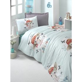 Komfort Home Candy Girl Ranforce Turkuaz Genç Nevresim Takımı