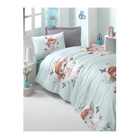 Komfort Home Candy Girl Ranforce Turkuaz Genç Nevresim Takımı