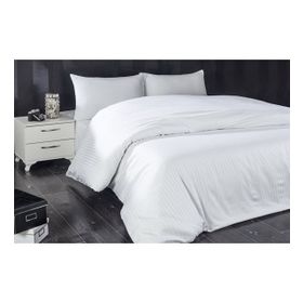 Komfort Home Çift Kişilik Çizgili Pamuk Saten Nevresim Takımı