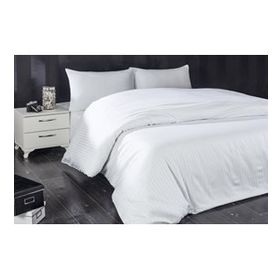 Komfort Home Çift Kişilik Çizgili Pamuk Saten Nevresim Takımı