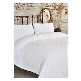 Komfort Home Çift Kişilik Dama Desen %100 Pamuk Beyaz Pike