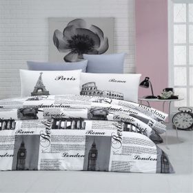 Komfort Home Çift Kişilik Ranforce City Nevresim Takım