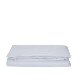 Komfort Home Çizgili Pamuk Saten Açık Gri Çift Kişilik Nevresim Takımı