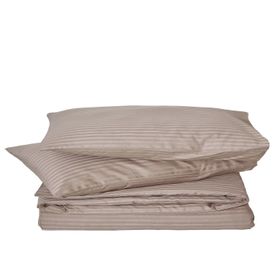 Komfort Home Çizgili Pamuk Saten Battal Boy Nevresim Takım