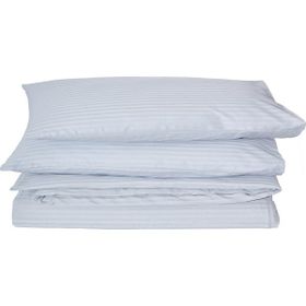 Komfort Home Çizgili Pamuk Saten Çift Kişilik Nevresim Takımı Seti