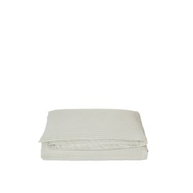Komfort Home Çizgili Pamuk Saten Krem Çift Kişilik Nevresim Takımı