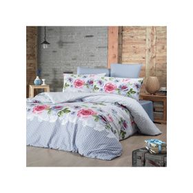 Komfort Home ELIFMAVI Ranforce Tek Kişilik Nevresim Takımı