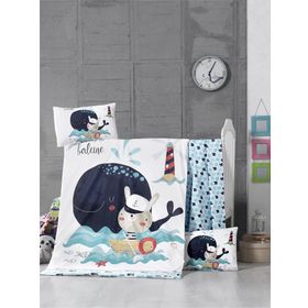 Komfort Home Fisher %100 Pamuk Bebek Uyku Seti Takımı