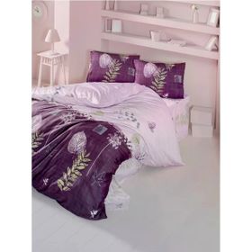 Komfort Home Hale Ranforce Mor Tek Kişilik Nevresim Takımı
