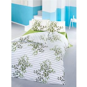 Komfort Home Hazal Ranforce Yeşil Tek Kişilik Nevresim Takımı