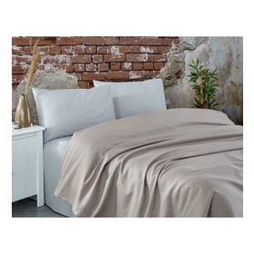 Komfort Home Kahve Çift Kişilik Ranforce %100 Pamuk Pike Sütlü