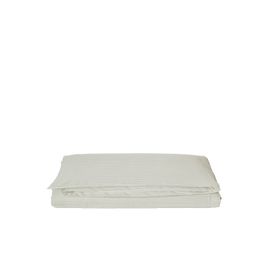 Komfort Home Krem Battal Boy Çizgili Pamuk Saten Nevresim