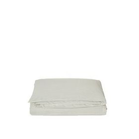 Komfort Home Krem Battal Boy Çizgili Pamuk Saten Nevresim
