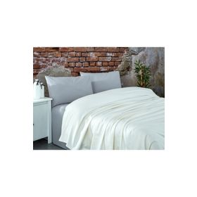 Komfort Home Krem Çift Kişilik Ranforce %100 Pamuk Pike