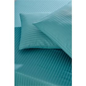 Komfort Home Krem Tek Kişilik Çizgili Pamuk Saten Çarşaf Seti