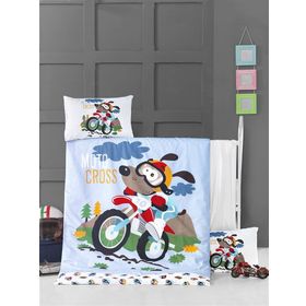 Komfort Home Moto Cross %100 Pamuk Bebek Uyku Seti