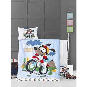 Komfort Home Moto Cross %100 Pamuk Bebek Uyku Seti