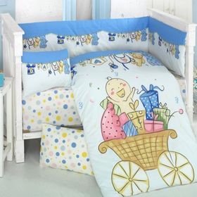 Komfort Home Neşeli 8 Parça Ranforce %100 Pamuk Bebek Uyku Seti Takımı